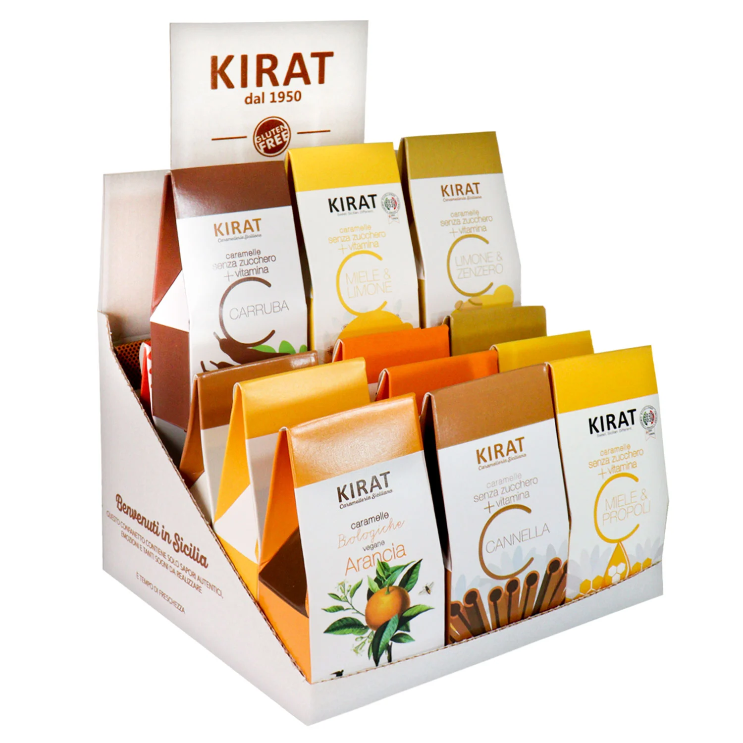 KIT Caramelle senza Zucchero con Vitamina C 12 Pezzi - immagine 2