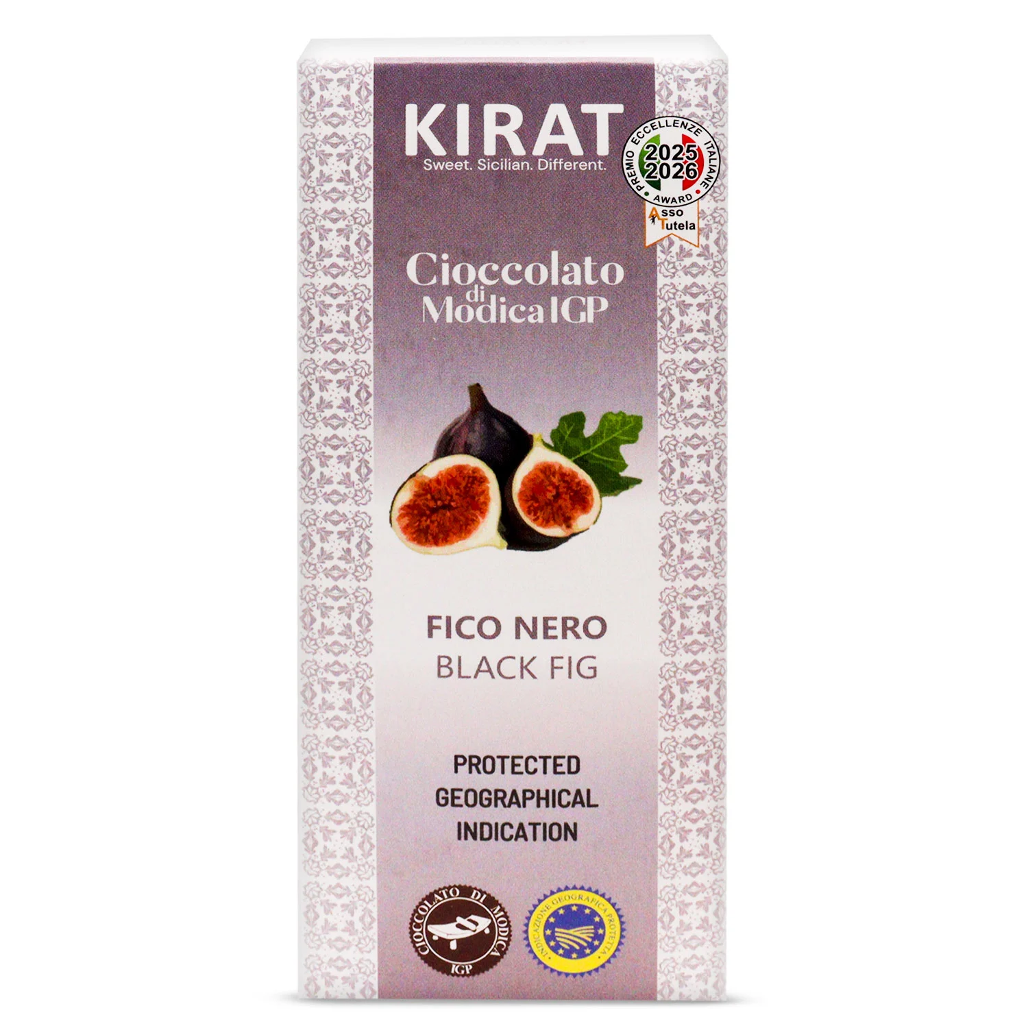 Cioccolato IGP Kirat Fico Nero 100 gr