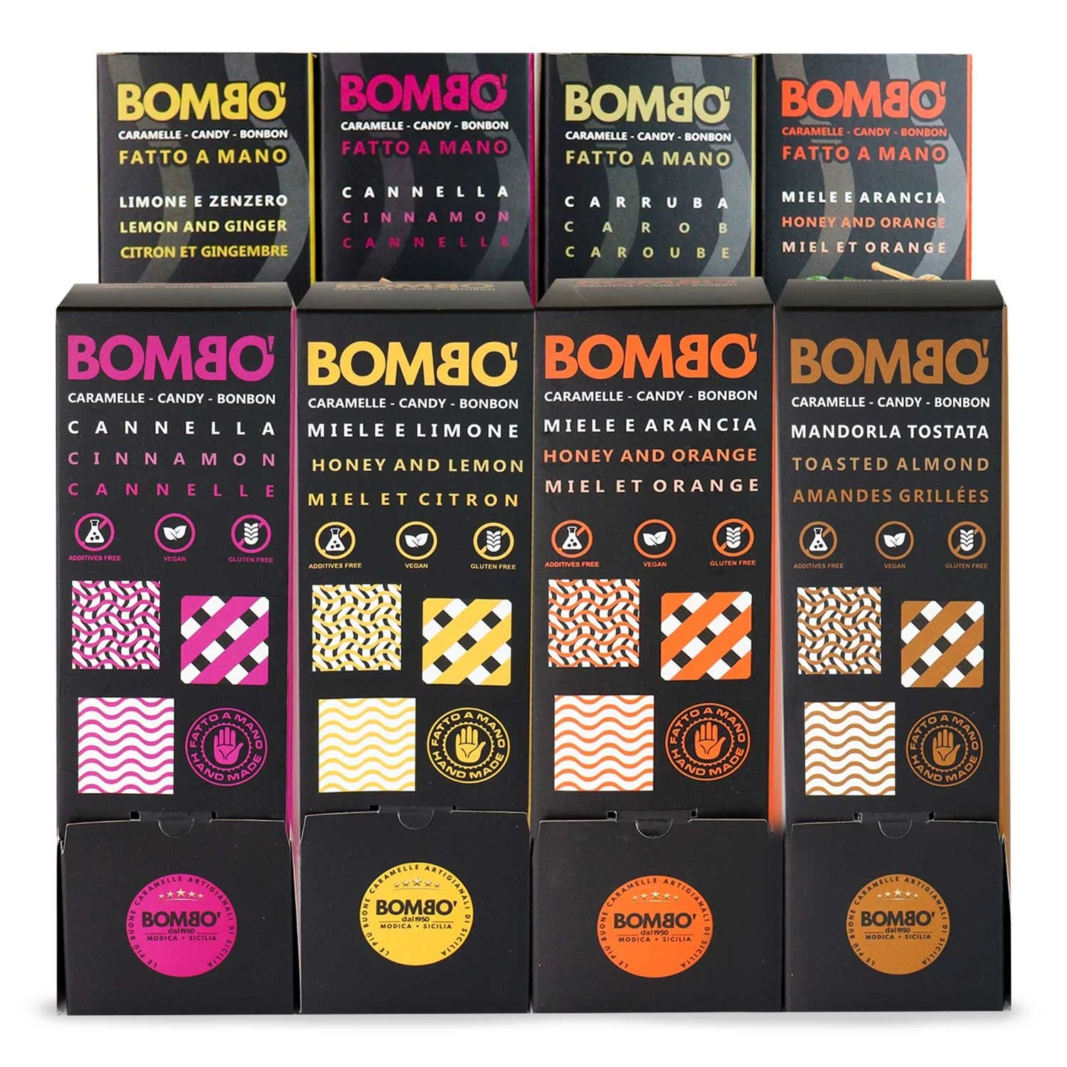 KIT Caramelle Bombò da 500gr 8 pezzi