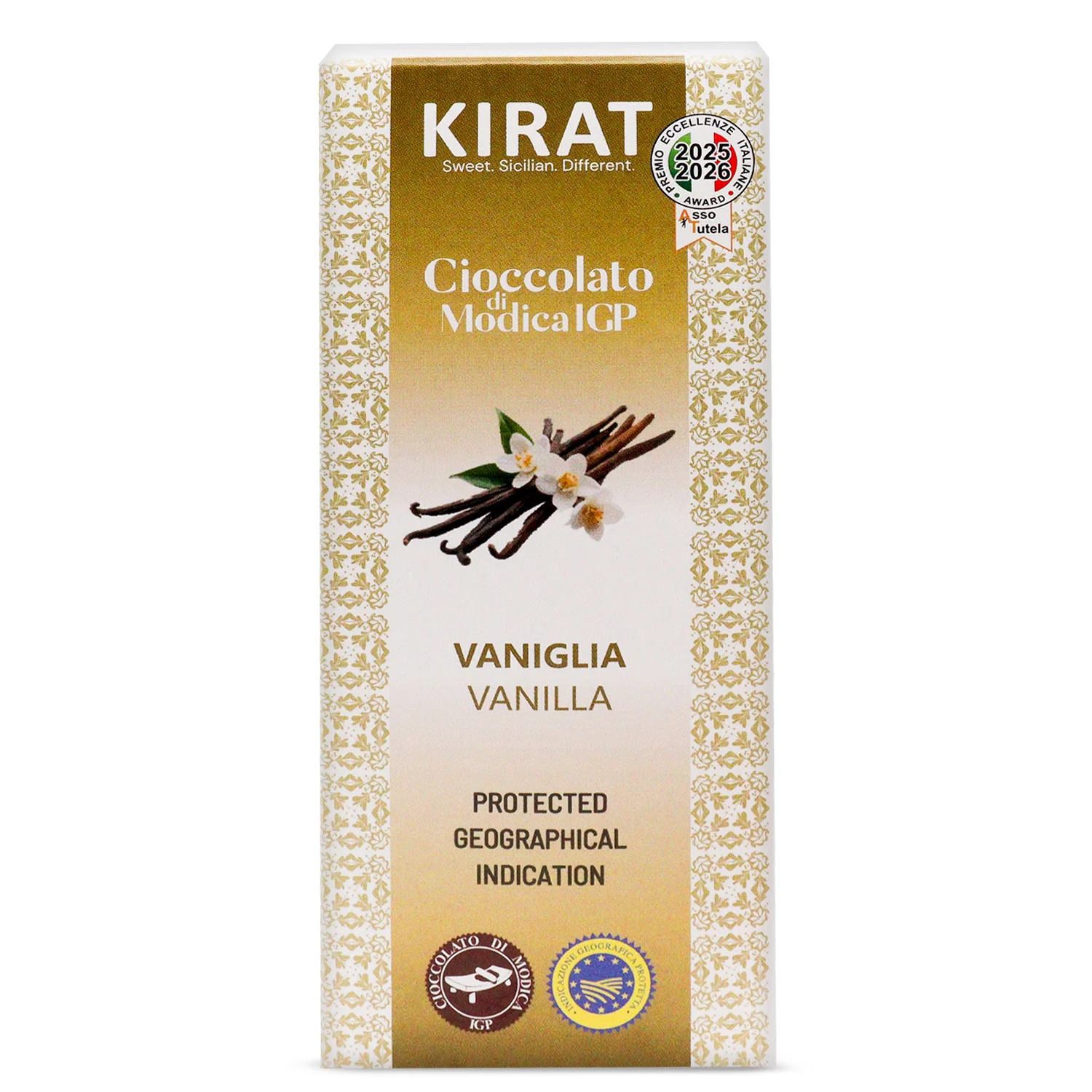 Cioccolato IGP Kirat Vaniglia 100 gr