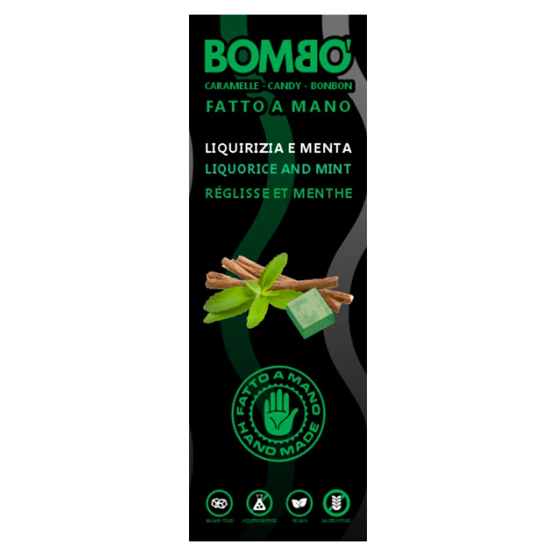 Caramelle Bombò Liquirizia Menta 100gr