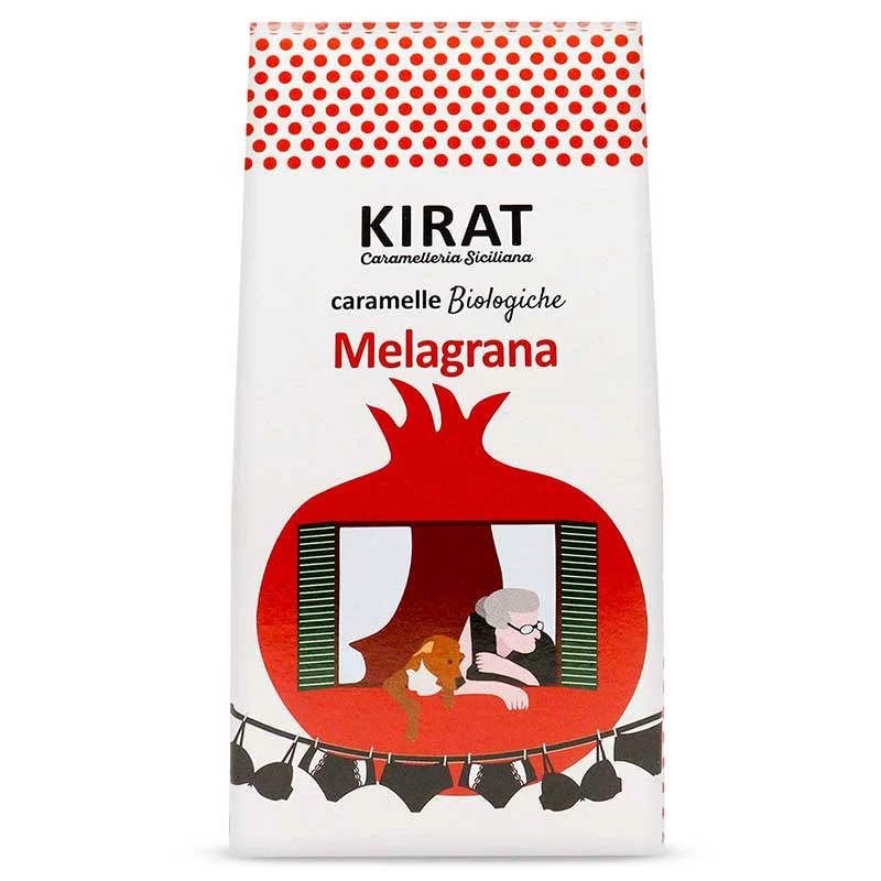 Caramelle Biologiche Vegane Melagrana da 40g