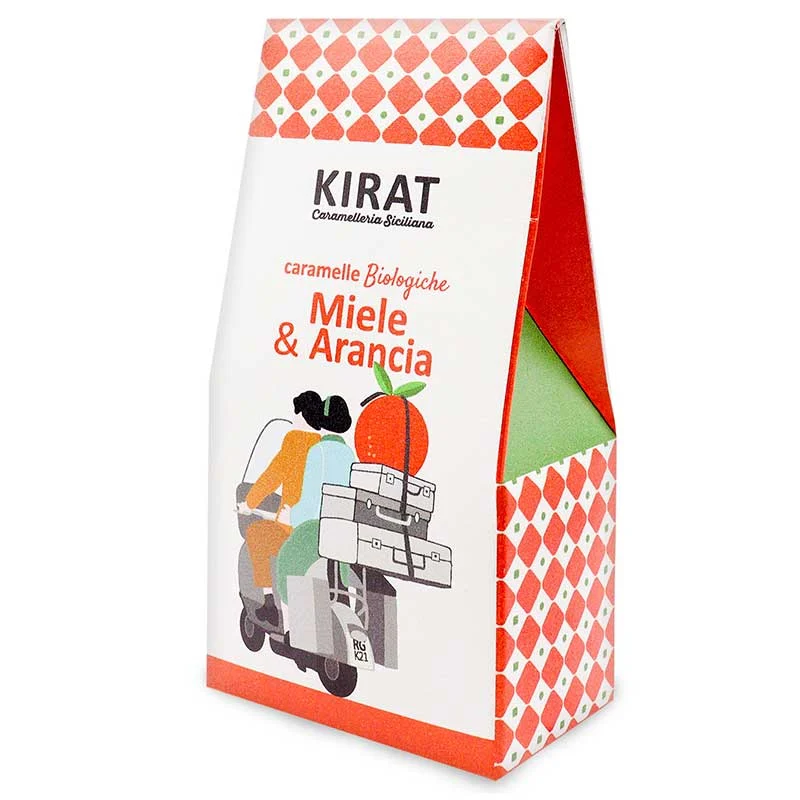 Caramelle Biologiche Miele e Arancia da 40g - immagine 2