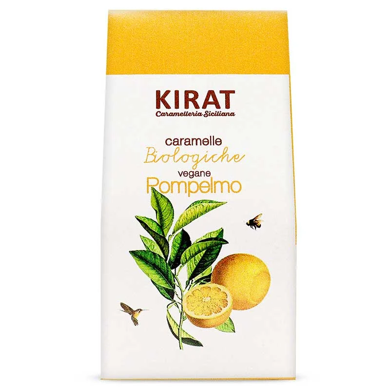 Caramelle Biologiche Vegane Pompelmo da 40g